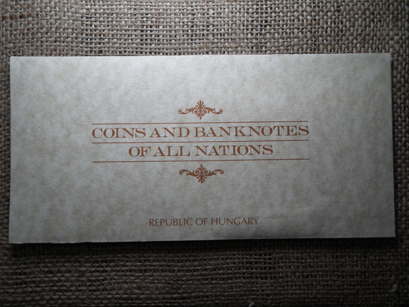 100 Forint 1995 UNC bankjegy bliszter 1991 50 fillér érmés boríték , bliszter ! Ritka