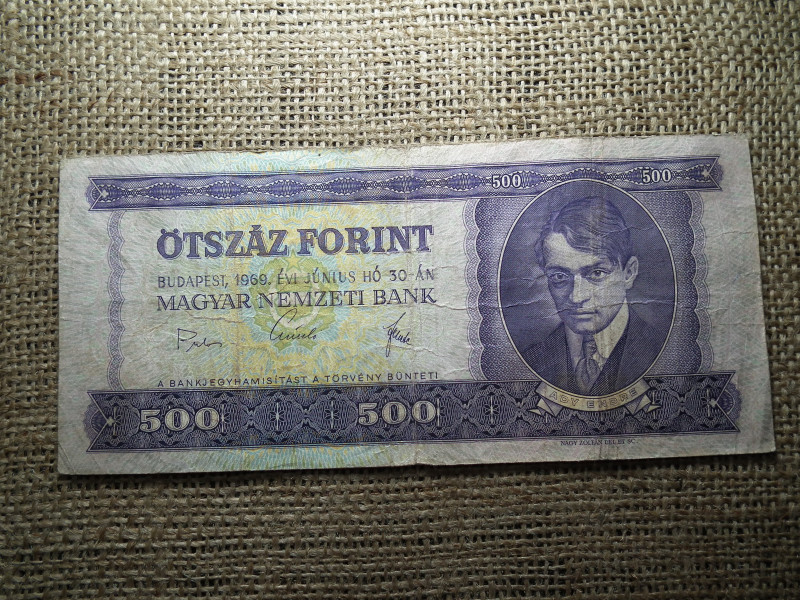 500 forint 1969 , szép