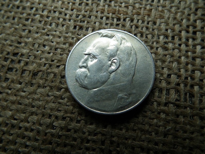 Lengyelország , ezüst 5 zlotych 1935 , zloty , Józef Piłsudski