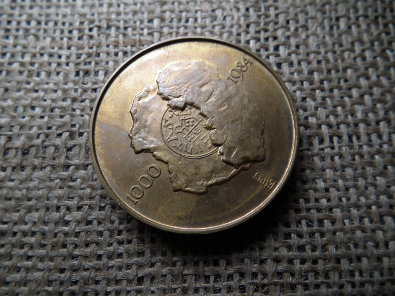 MÉE Esztergomi Csoport A magyar pénzverés kezdete 1984 , Esztergom ! 42,69g !