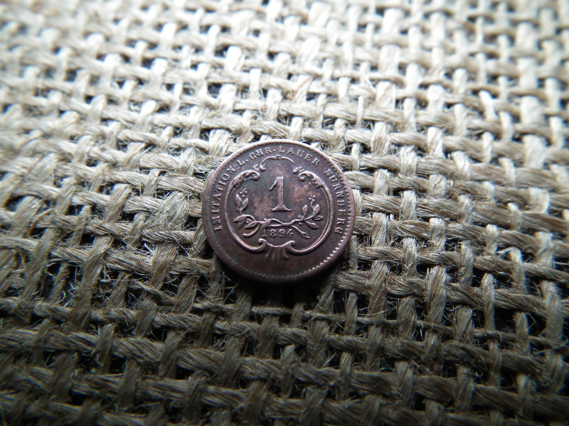 Ritka MINI 1 heller 1894