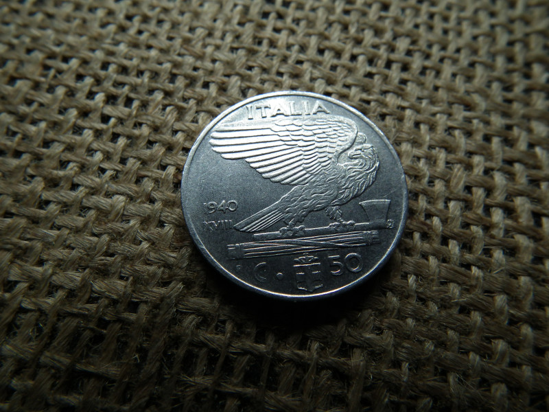 Olaszország 50 centesimi 1940