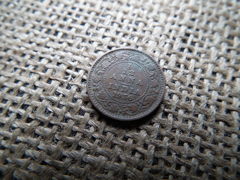 India 1/12 anna 1936 , George V