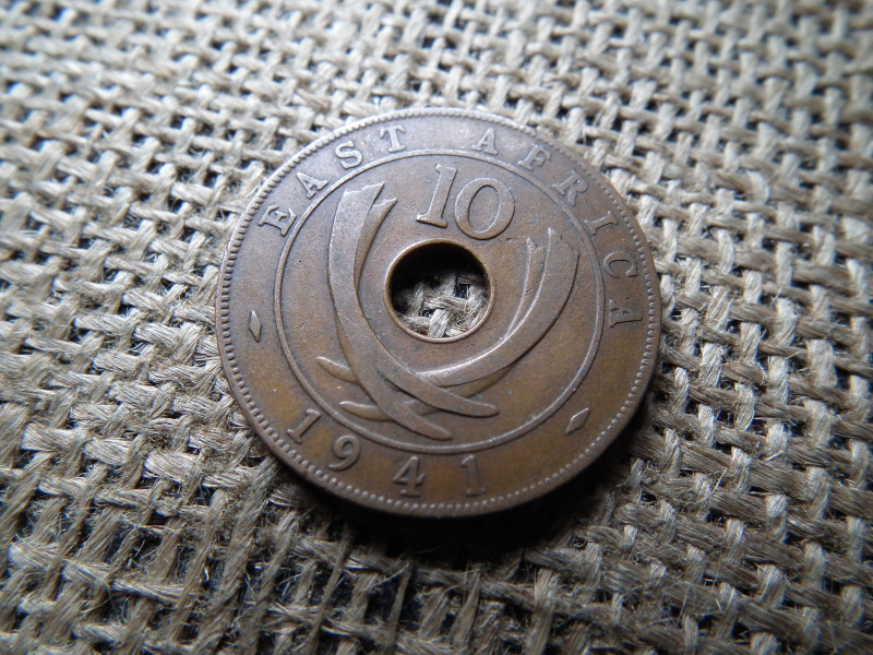 Kelet Afrika 10 cent 1941 - VI. György , cents