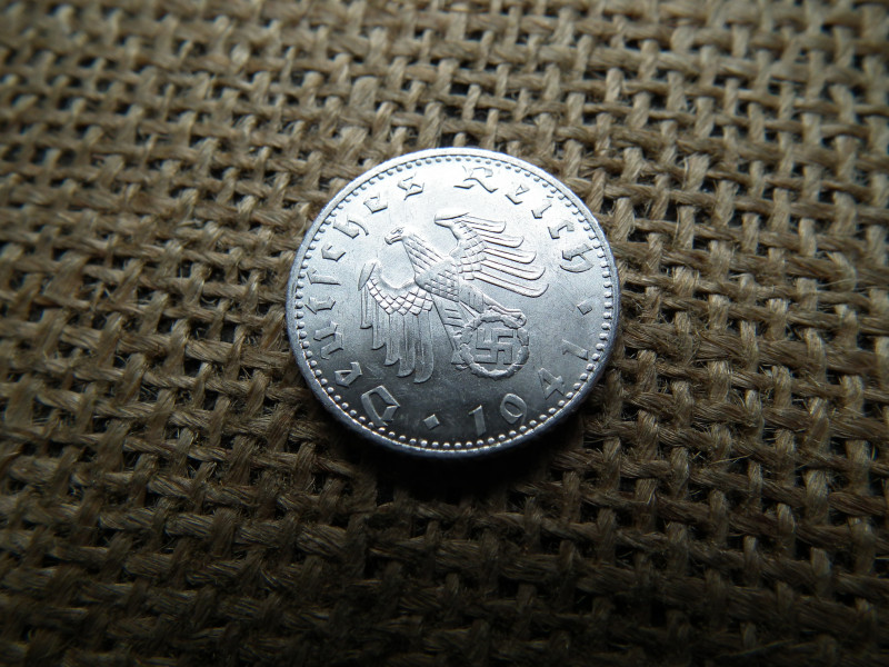 Birodalmi 50 pfennig 1941 F , extra !