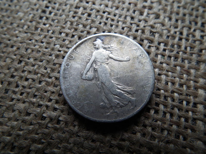 Franciaország ezüst 2 frank 1898 , francs