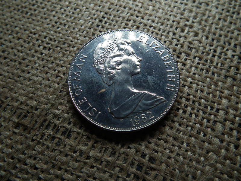 Man szigetek 1 korona 1982 , crown ,  Mayflower