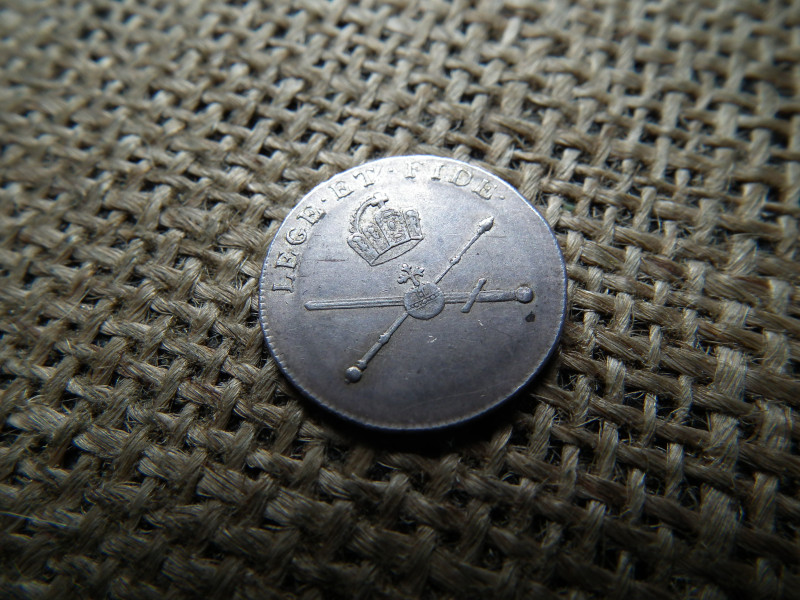 Koronázási érme 1792 , I. Ferenc , ezüst 