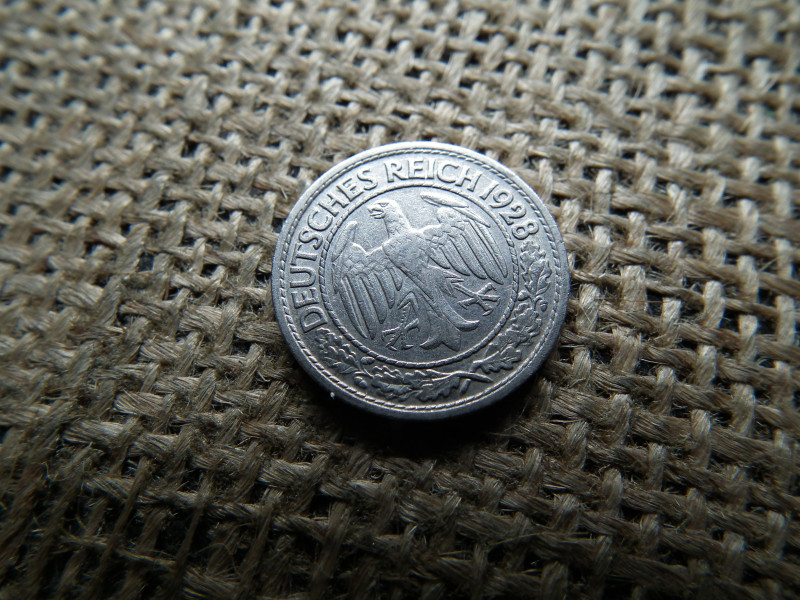 Birodalmi 50 pfennig 1928 A