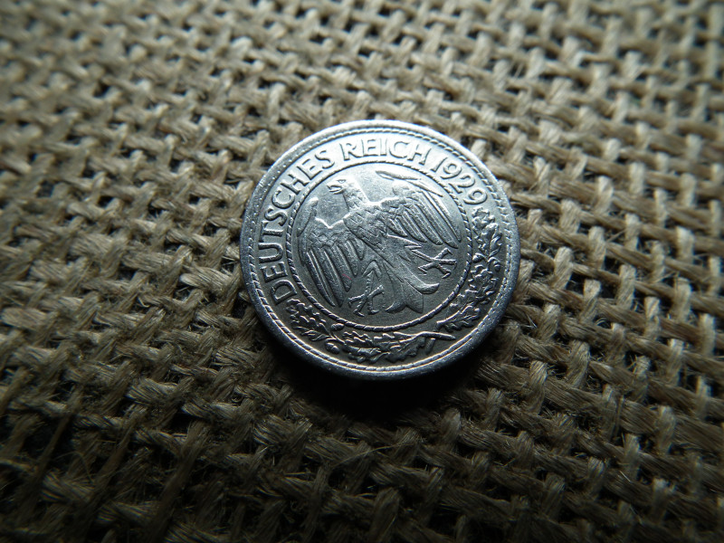 Birodalmi 50 pfennig 1929 A