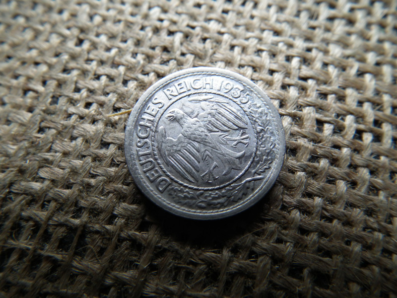 Birodalmi 50 pfennig 1935 F