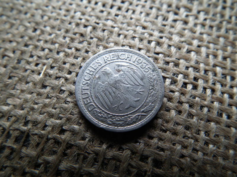 Birodalmi 50 pfennig 1935 A