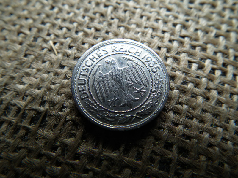 Birodalmi 50 pfennig 1935 D