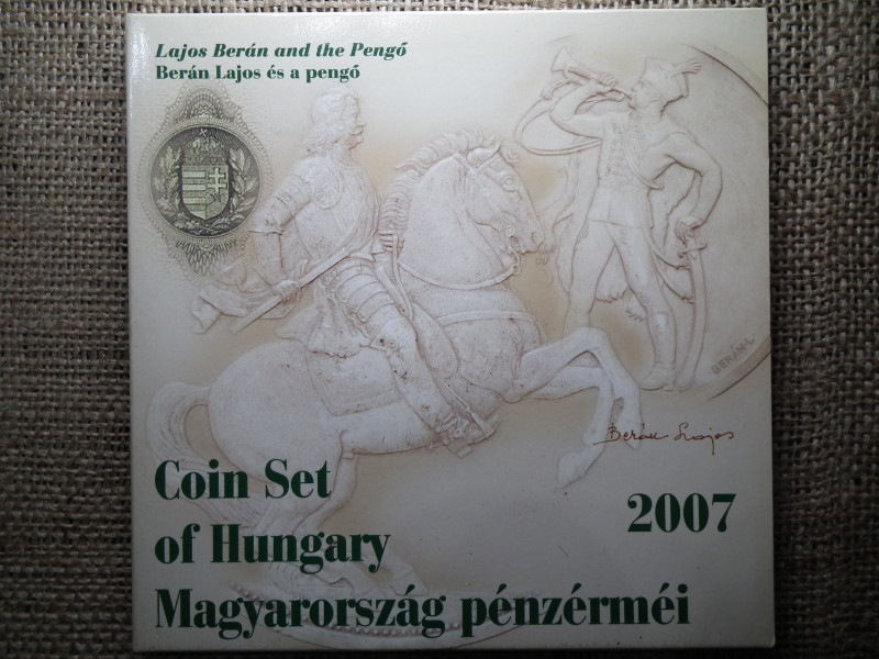 Berán Lajos forint forgalmi sor 2007 BU , Benne a tervezet ezüst 1 - 5 pengő 1938