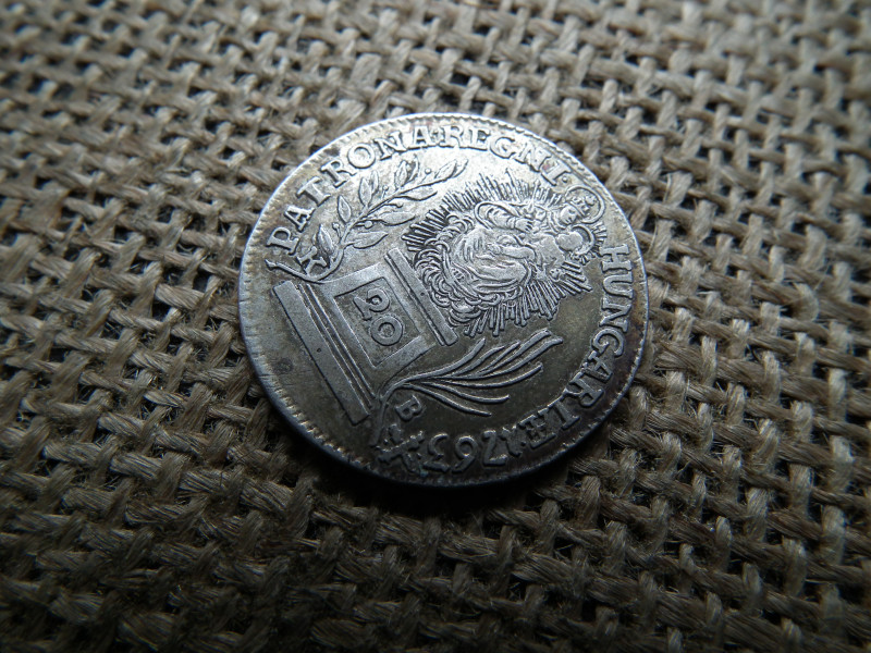 Mária Terézia ezüst 20 Krajcár 1765 KB