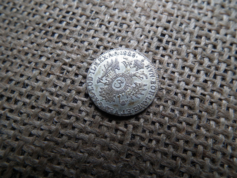 II. Ferenc ezüst 3 krajcár 1828 B