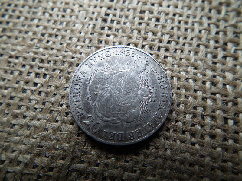 II. Ferenc ezüst 20 krajcár 1833 B