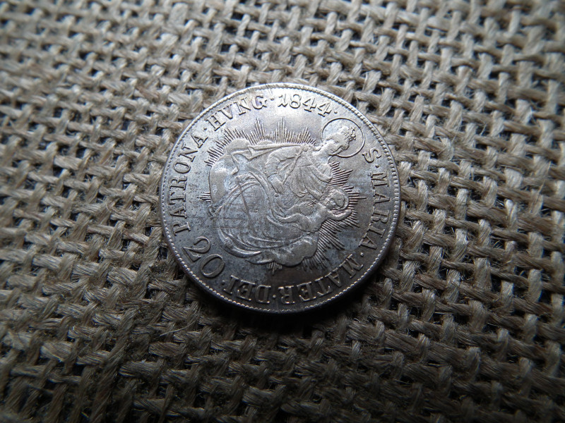 V. Ferdinánd ezüst 20 krajcár 1844 B