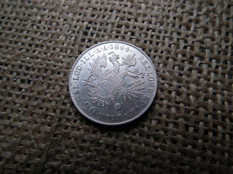 V. Ferdinánd ezüst 20 krajcár 1844 C