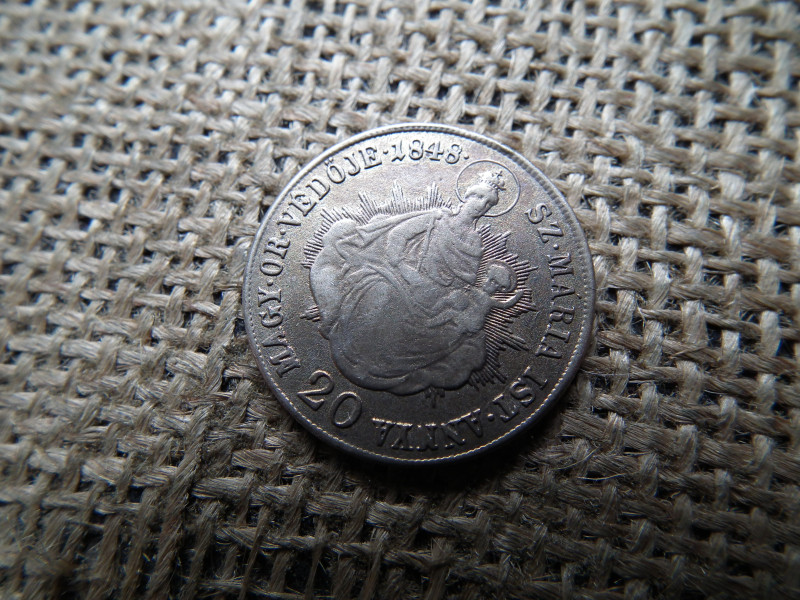 V. Ferdinánd Ezüst 20 krajcár 1848 KB