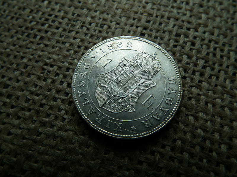 Ezüst 1 forint 1888 KB 
