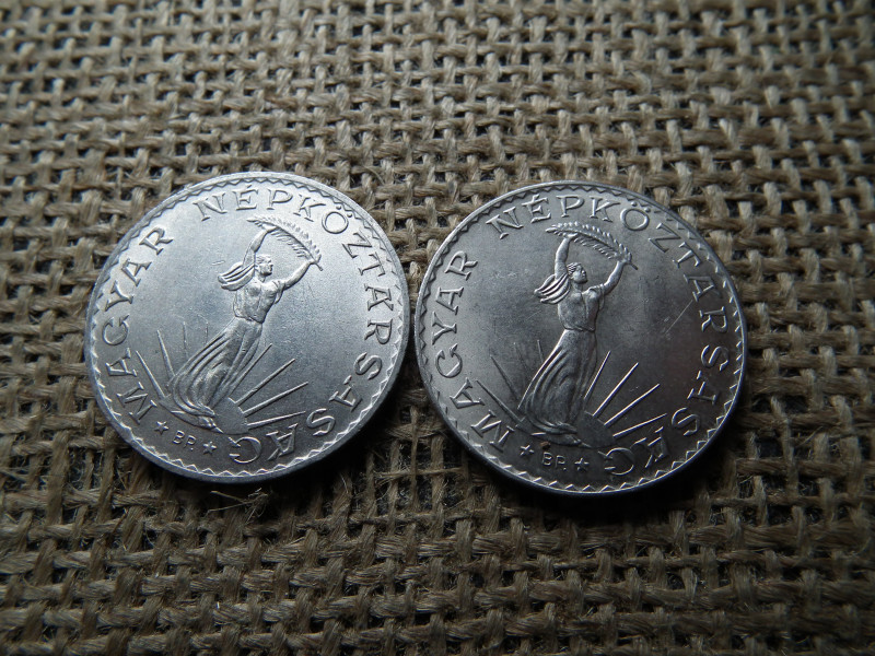 10 forint 1976 mind a kettő verőtőtípus ! Párban ! 