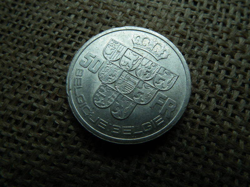 Belgium , ezüst 50 frank 1939  , francs Léopold III BELGIQUE:BELGIE