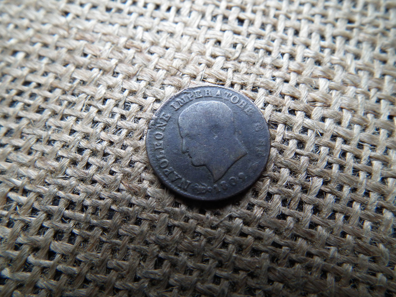 Olaszország 1 Centesimo 1809 V  - I. Napóleon