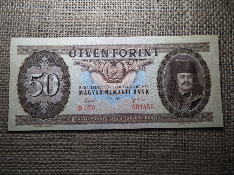 50 forint 1951 , ritka , extra 
