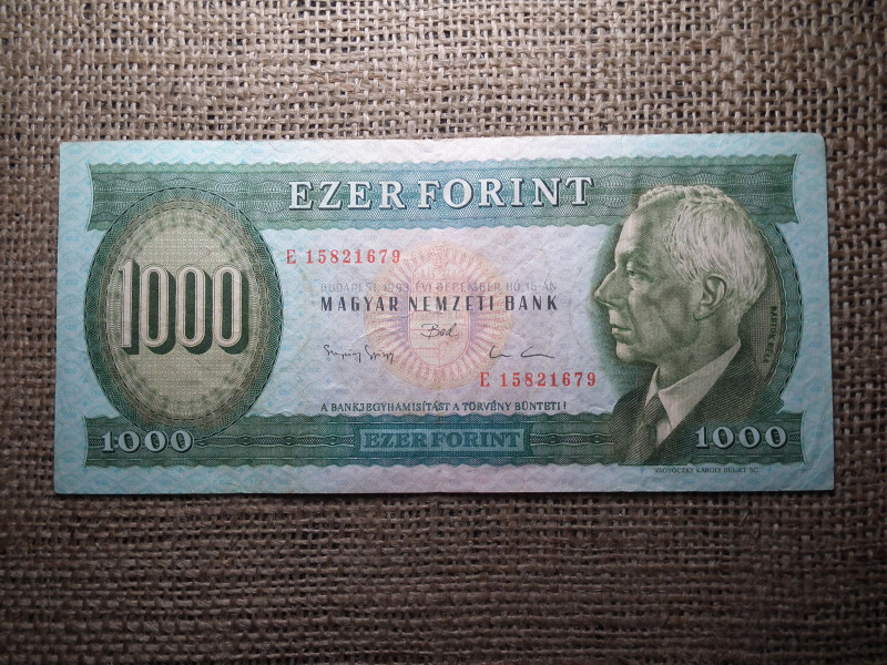 1000 forint 1993 E
