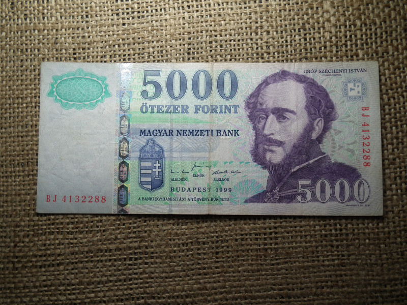5000 forint 1999 BJ 