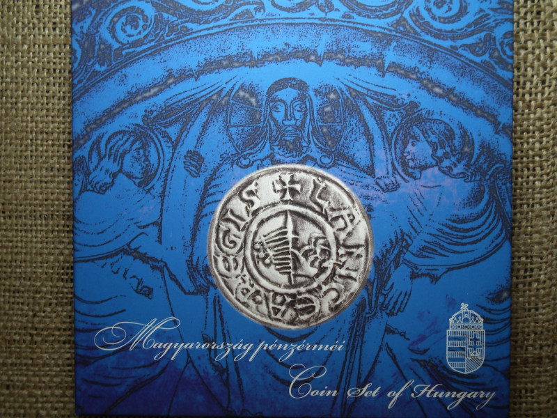 SZENT ISTVÁN ezüst dénárja forgalmi sor 2014 BU