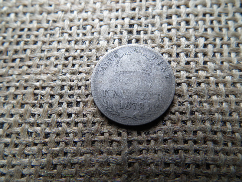 Ezüst 20 krajcár 1872 KB , ritka 