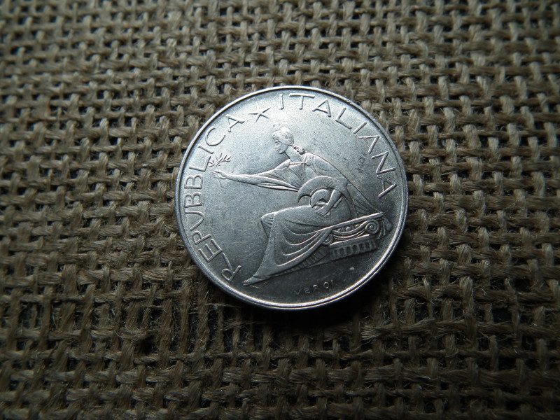 Olaszország , ezüst 500 lire 1961 , líra