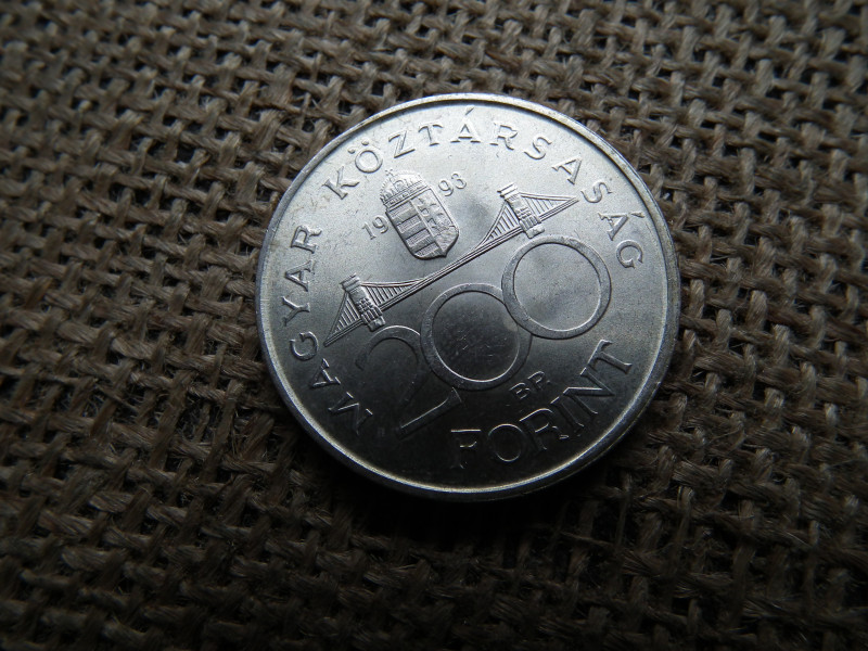 Ezüst 200 forint 1993 