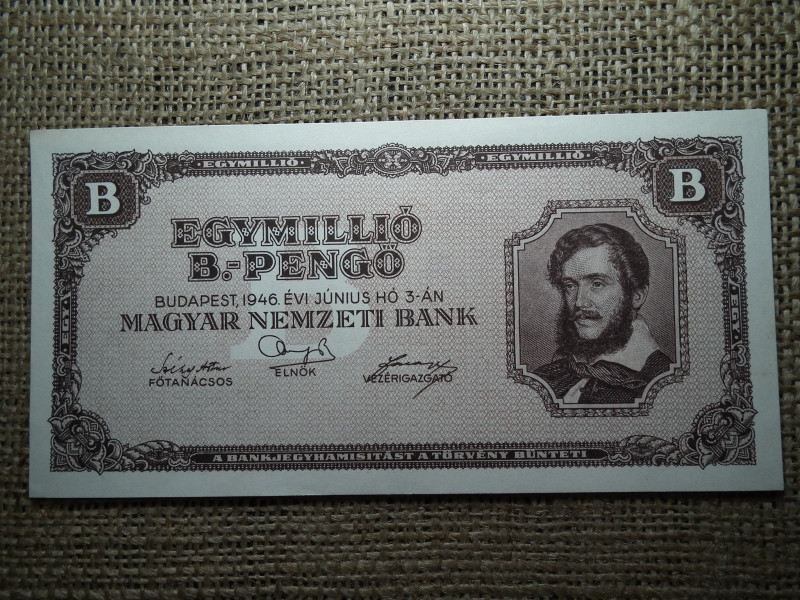 Egymillió B.-pengő 1946 