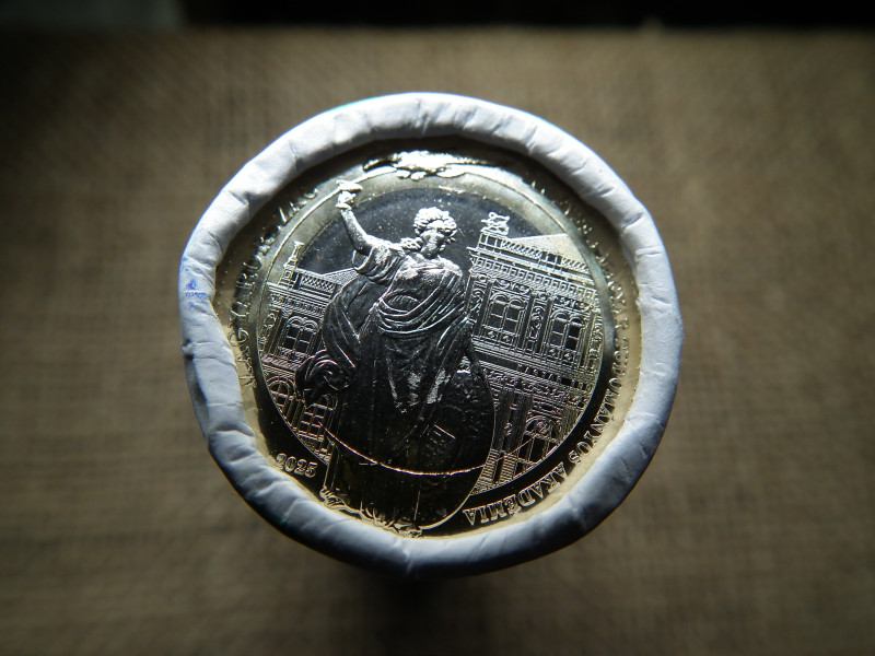 200 forint 2025 Magyar Tudományos Akadémia MTA 200 éves  , MNB rolni , 40 db 