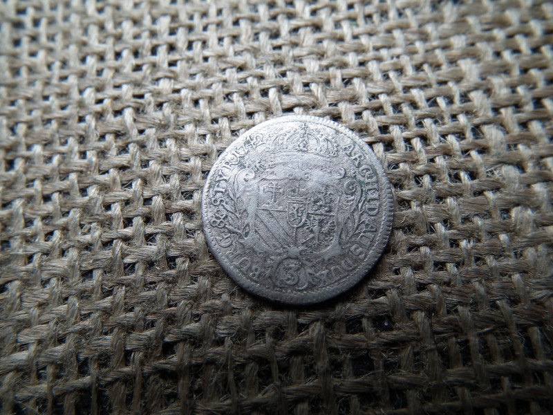 Mária Terézia , ezüst 3 krajcár 1742 , ritka 