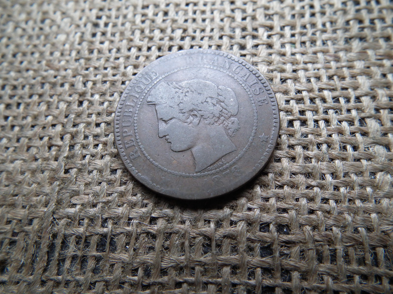 Franciaország 10 centimes 1878 , ritka
