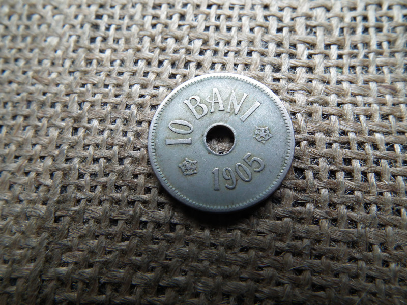 Románia 10 bani 1905 