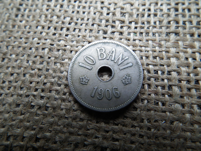 Románia 10 bani 1906 