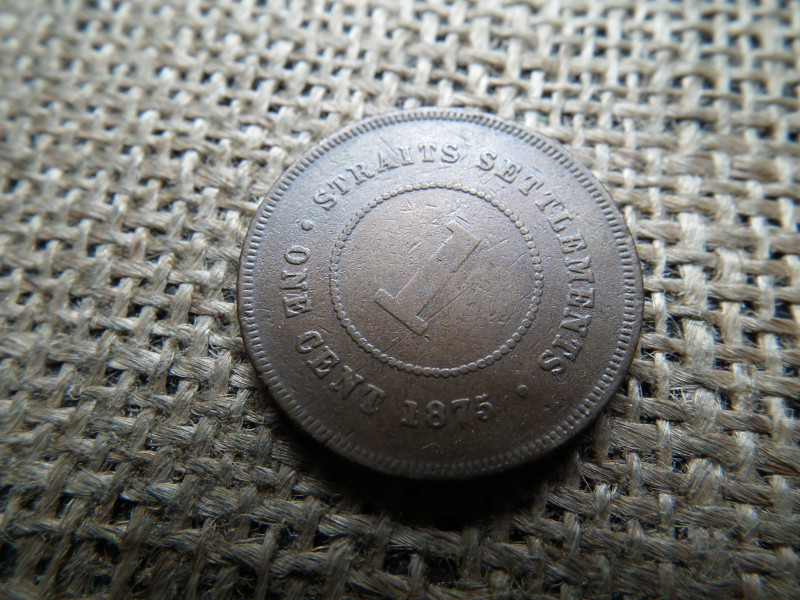 Malajzia 1 cent 1875 , 