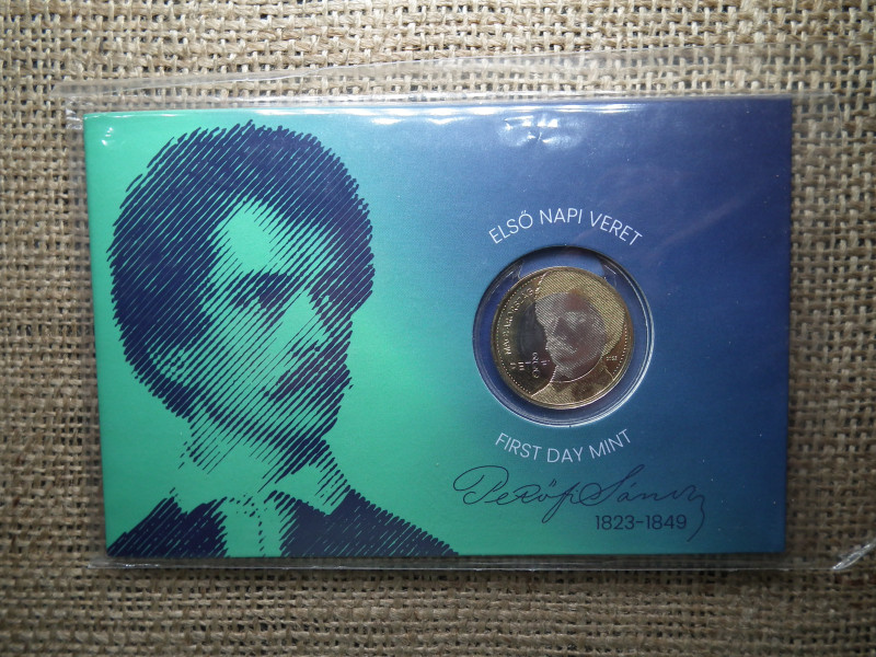 PETŐFI 200 forint 2023 - Első napi veret díszcsomagolásban