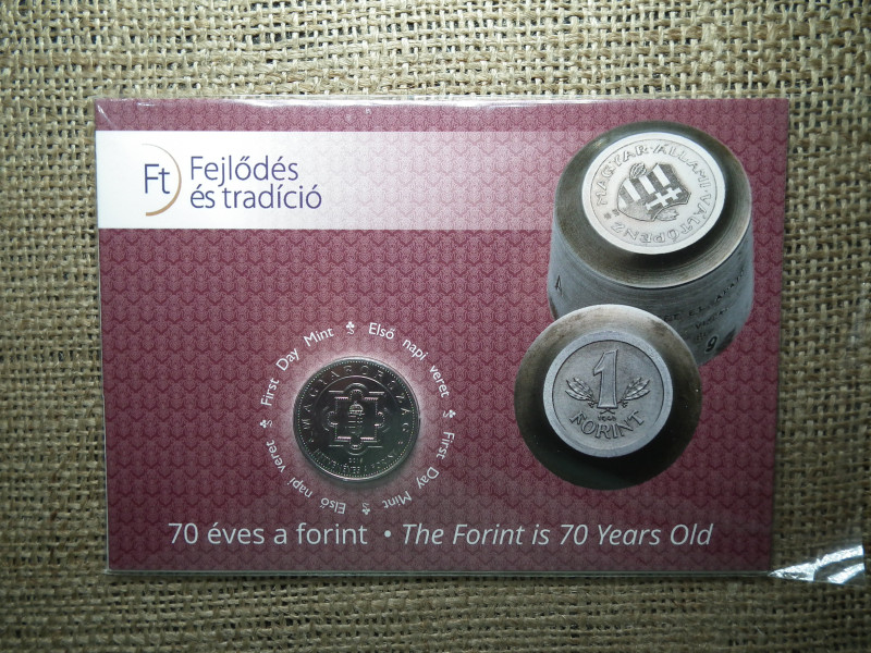70 ÉVES A FORINT 50 FORINT 2016 ELSŐ NAPI VERET , DÍSZCSOMAGOLÁSBAN !