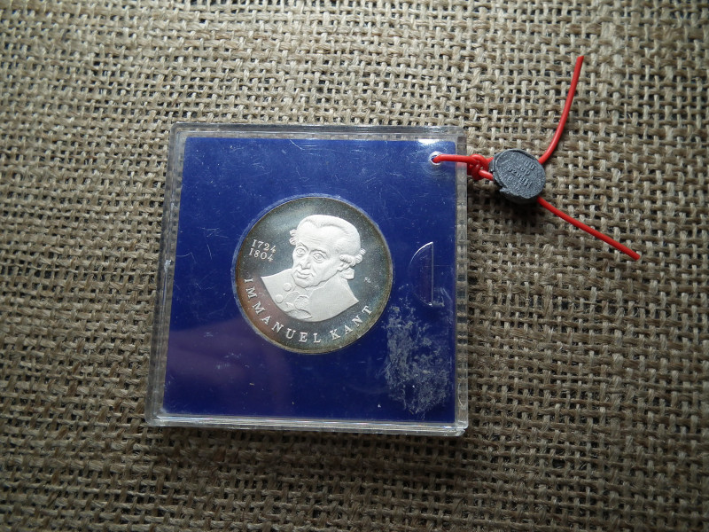 Ritka , ezüst PP 20 márka 1974 , eredeti , bontatlan tokjában , DDR , mark 