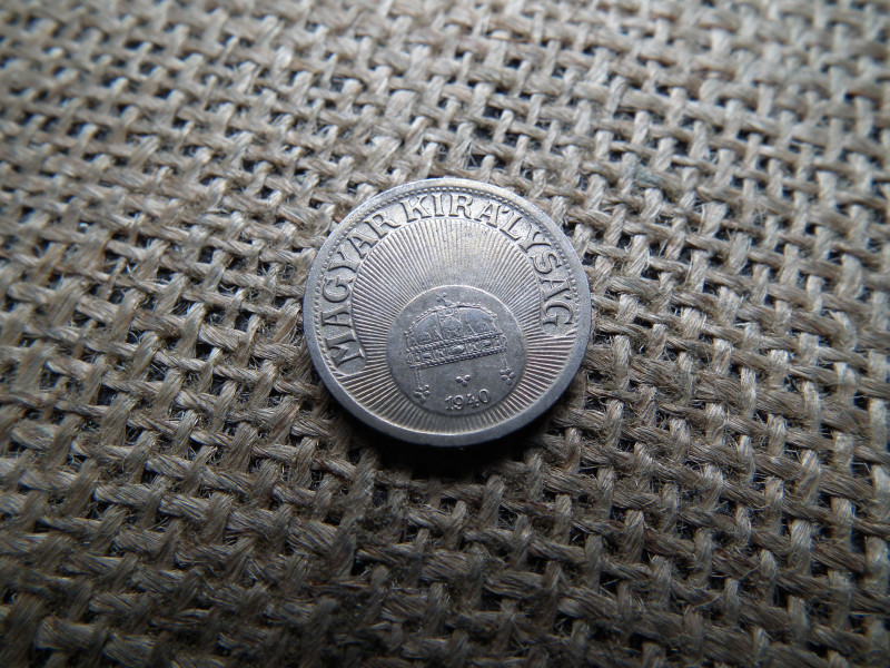 10 fillér 1940 , vas 