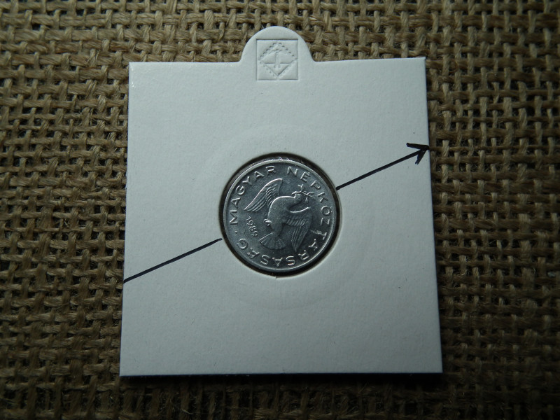 10 fillér 1989 , verdehibás , elfordult ! Hibás