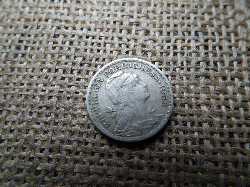 Portugália 50 centavos 1955