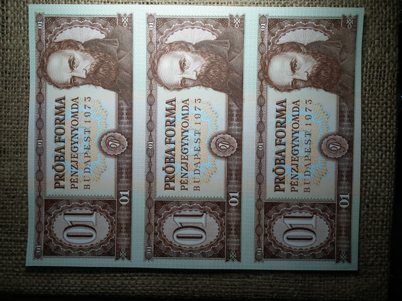 Próba forma 1973 próbanyomat ! Táncsics Mihály , 3-as ív ! UNC ! RITKA! Próbaforma