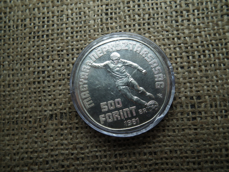 Ezüst 500 forint 1981 , VB